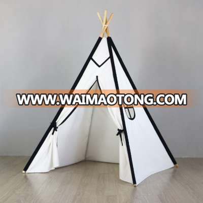 High Quality Indoor Outdoor Canvas Kids Play Indian Teepee Tent